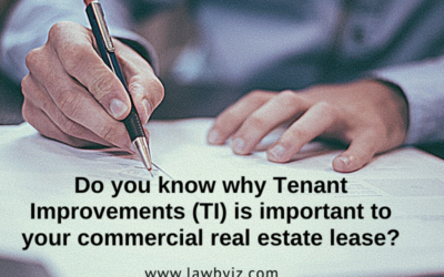 Tenant Improvements (TI) – Commercial Real Estate Terms