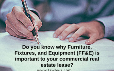 Furniture, Fixtures, and Equipment (FF&E) – Commercial Real Estate Terms