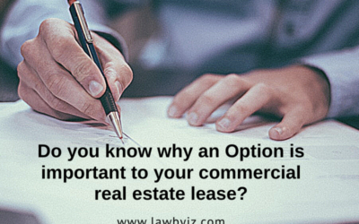 Option – Commercial Real Estate Terms