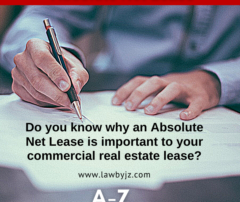 Absolute Net Lease – Commercial Real Estate Terms